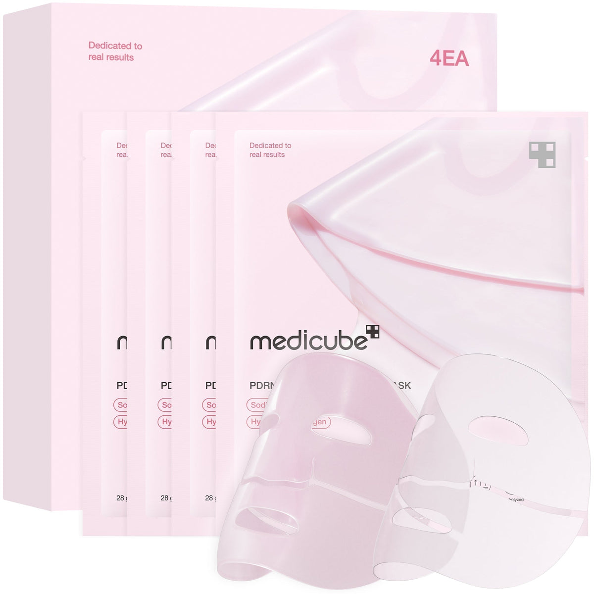 Glass Glow 3-Step Set — Zero Pore Pad + PDRN Serum + Collagen Gel Mask - Medicube