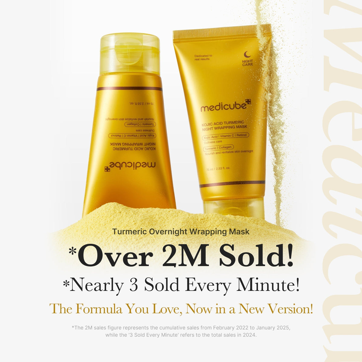 Kojic Acid Turmeric Overnight Wrapping Mask - Medicube