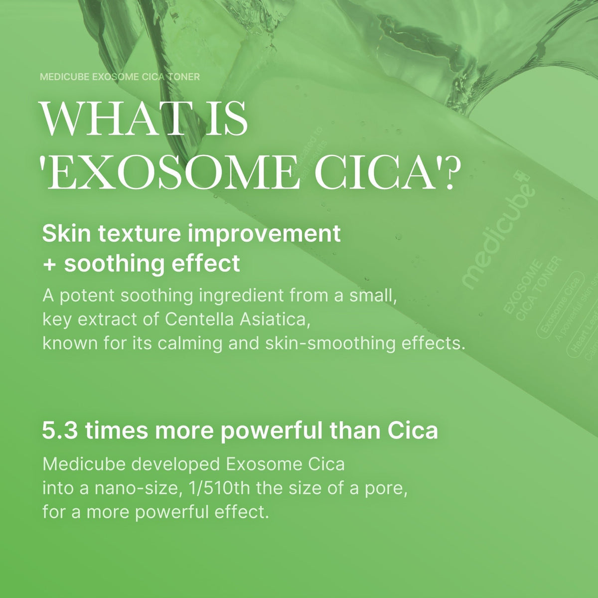 Exosome Cica Calming Toner - Medicube