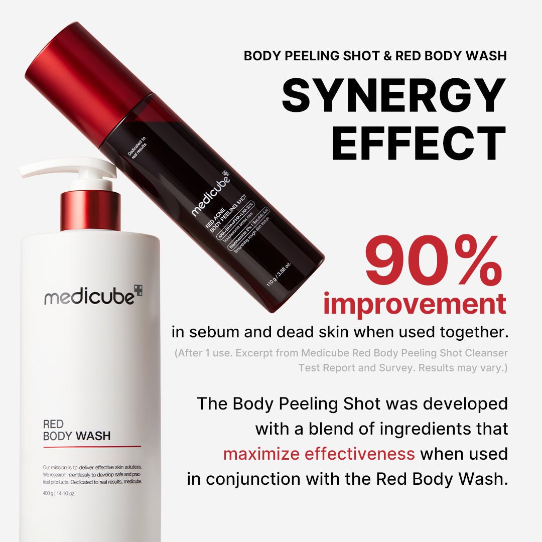 Red Body Peeling Shot Cleanser - Medicube