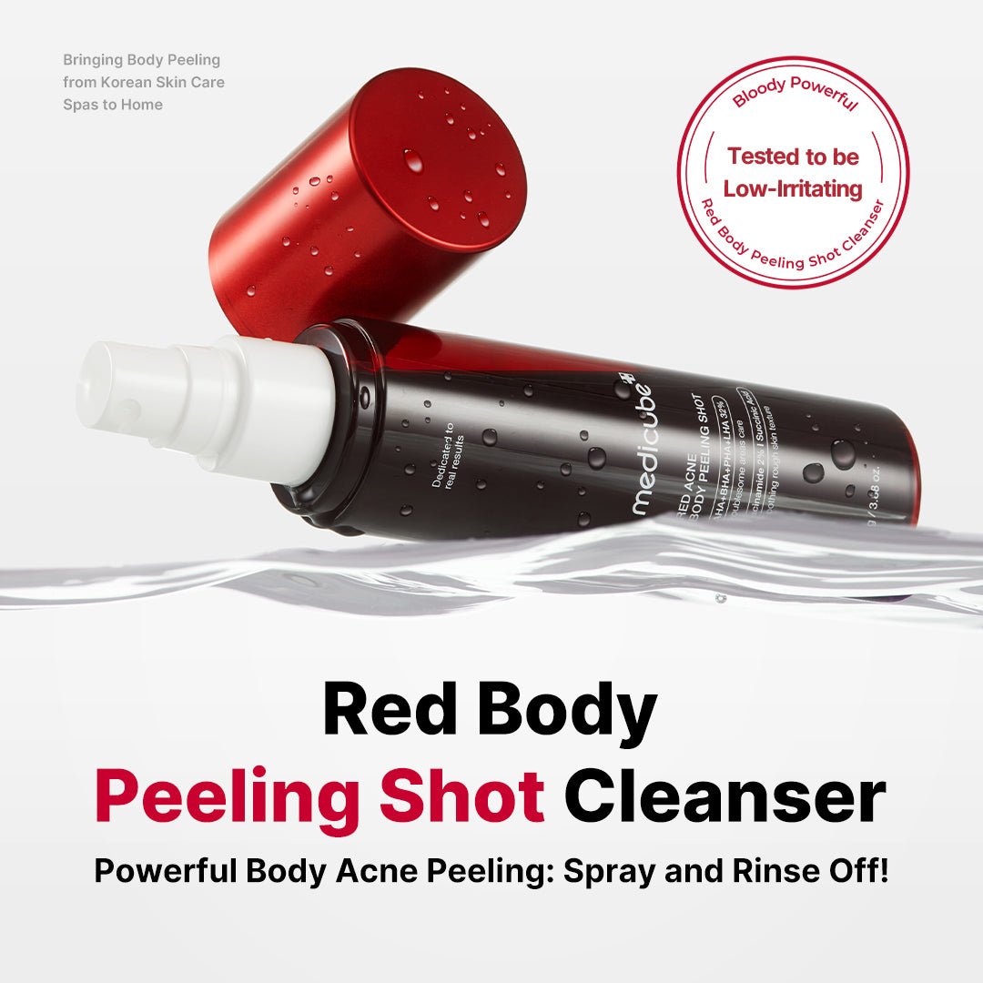 Red Body Peeling Shot Cleanser - Medicube