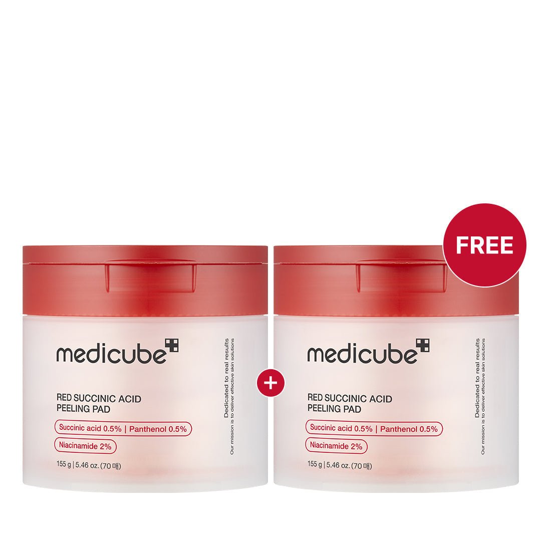 Red Succinic Acid Panthenol Pads - Medicube