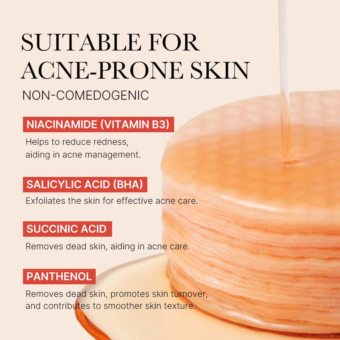 Red Succinic Acid Panthenol Pads - Medicube