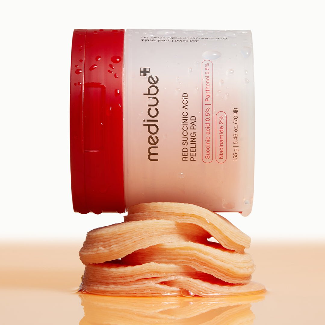Red Succinic Acid Panthenol Pads - Medicube