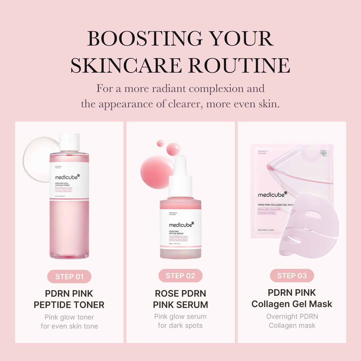 PDRN Pink Peptide Toner - Medicube